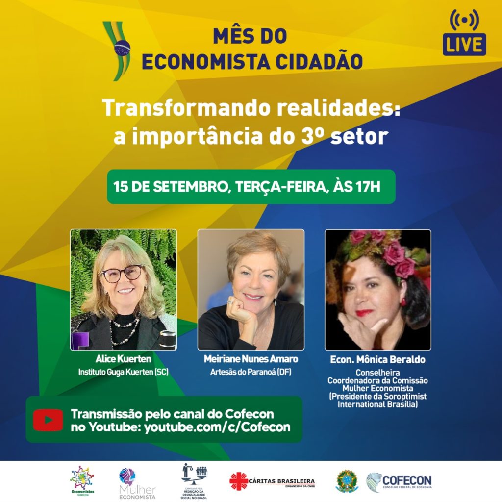 Indicadas ao Prêmio Mulher Transformadora participam de live sobre a importância do terceiro setor