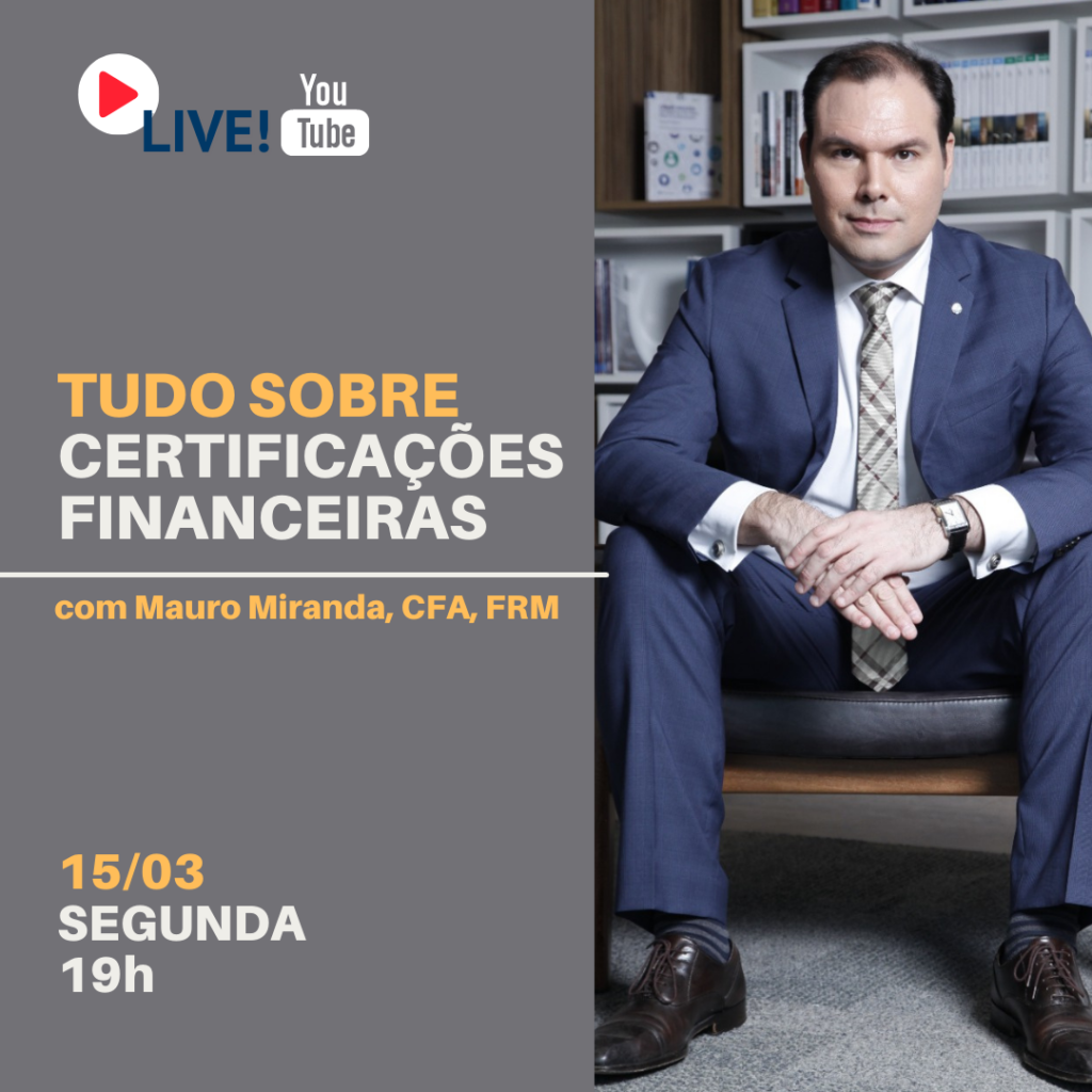 Corecon-DF promove live com Mauro Miranda sobre certificações financeiras