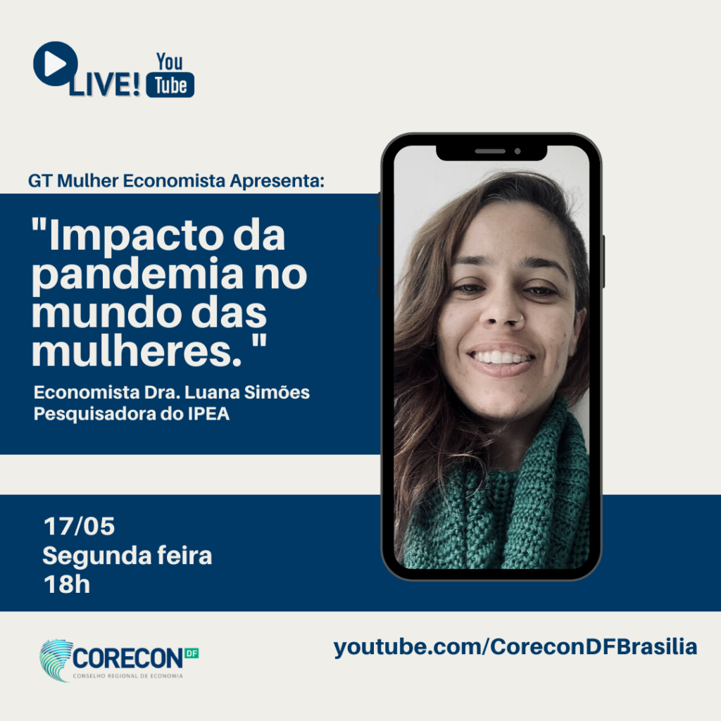 GT Mulher Economista promove live 