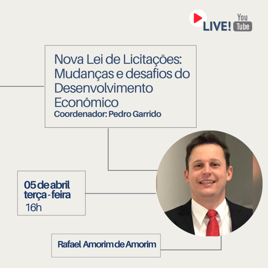 Corecon-DF promoverá live sobre a Nova Lei de Licitações