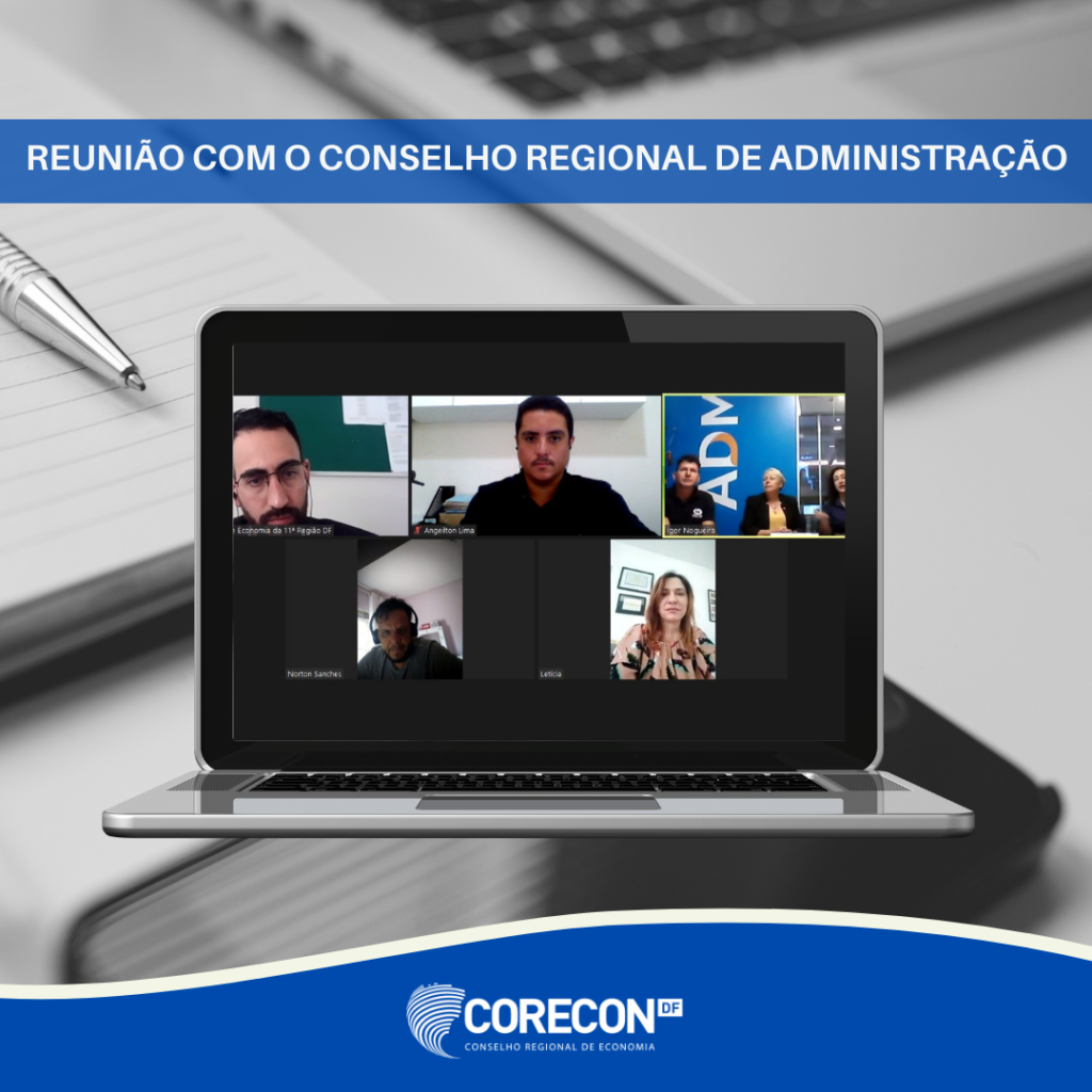 Corecon-DF realiza reunião com o CRA-DF para parceria entre os setores de fiscalização