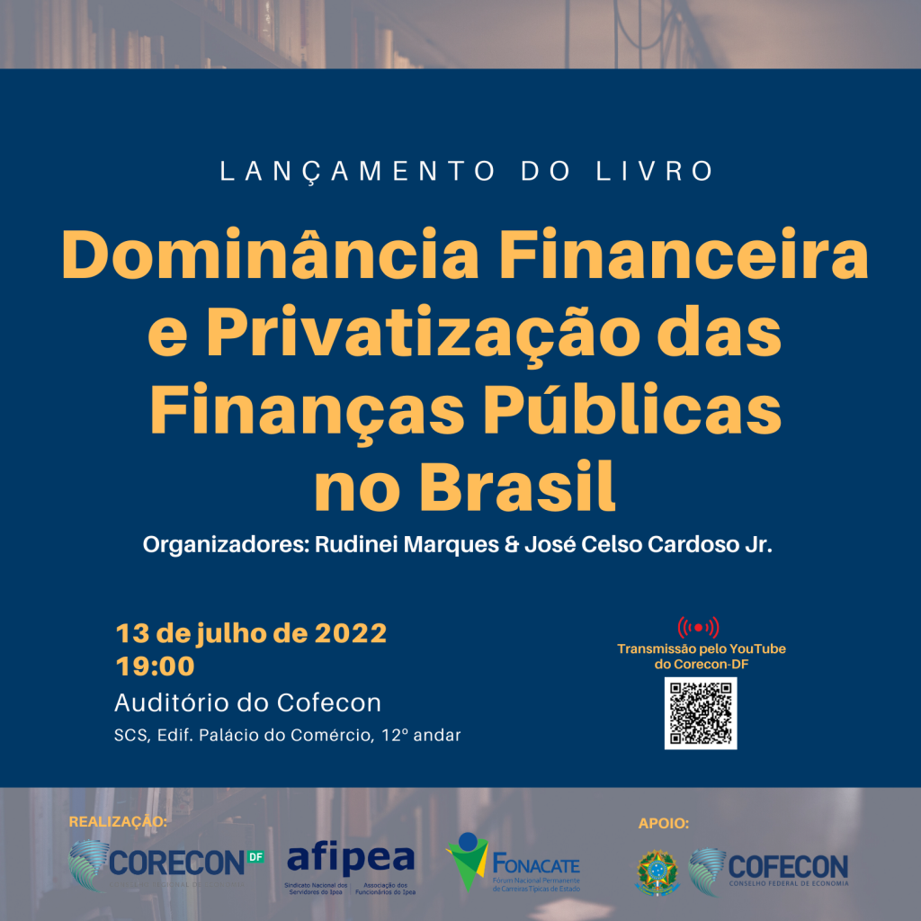 Corecon-DF convida para lançamento do livro 