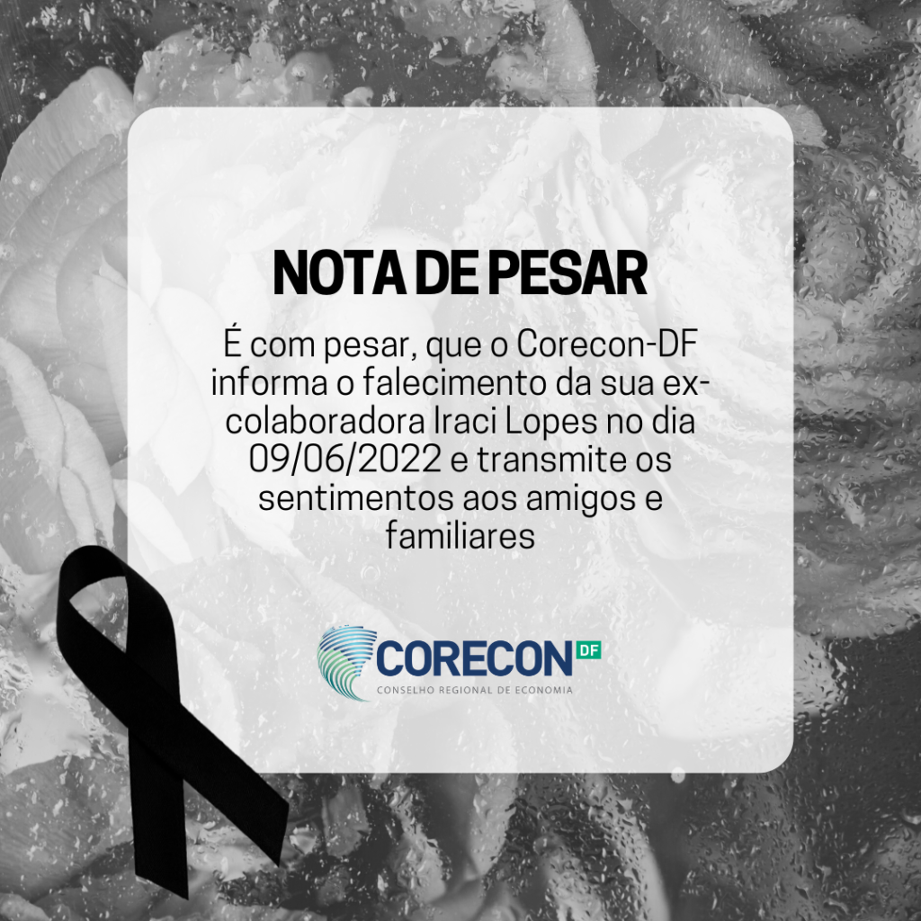 Nota de Pesar - Iraci Lopes