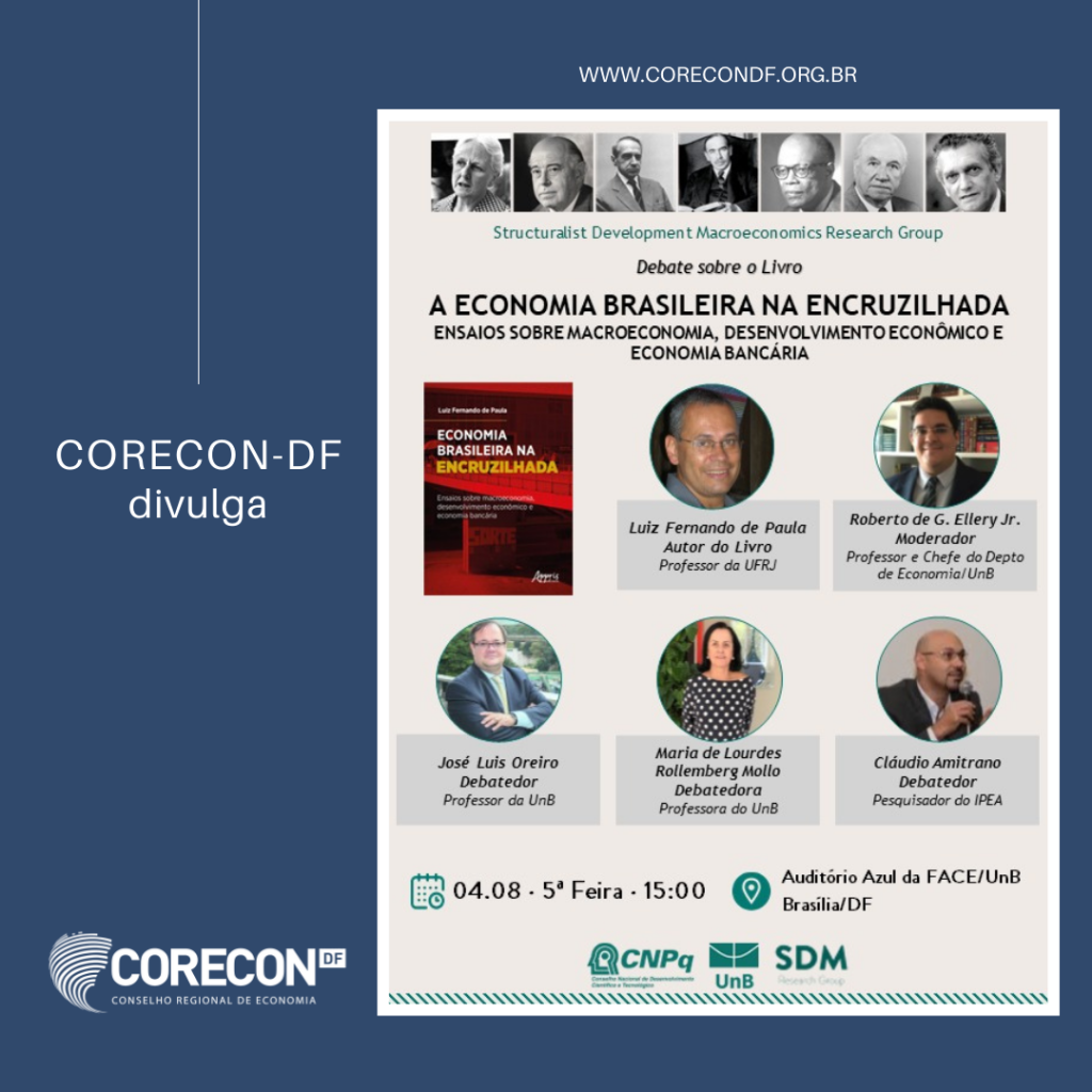 Structuralist Development Macroeconomics Group fará debate de livro sobre economia brasileira