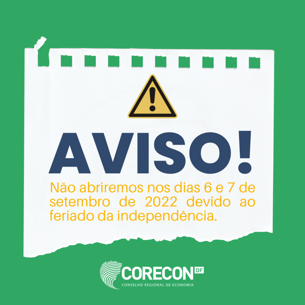 Expediente feriado Independência do Brasil