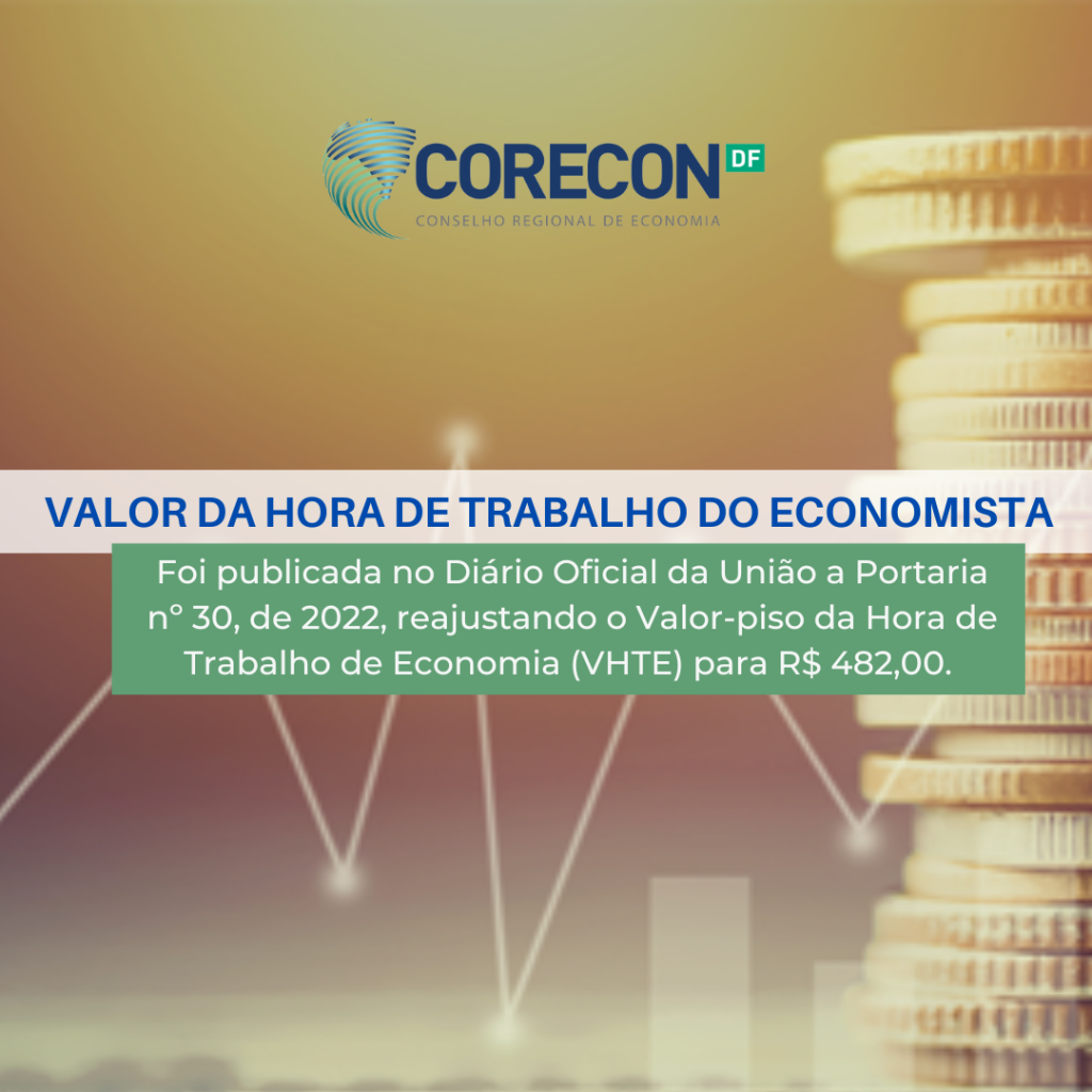 Cofecon reajusta Valor da Hora de Trabalho do Economista