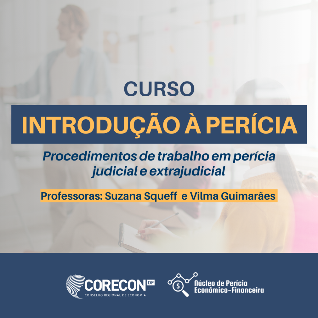 Inscrições abertas para o curso de Introdução à Pericia