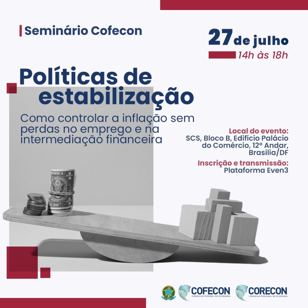 Cofecon realiza seminário sobre políticas de estabilização