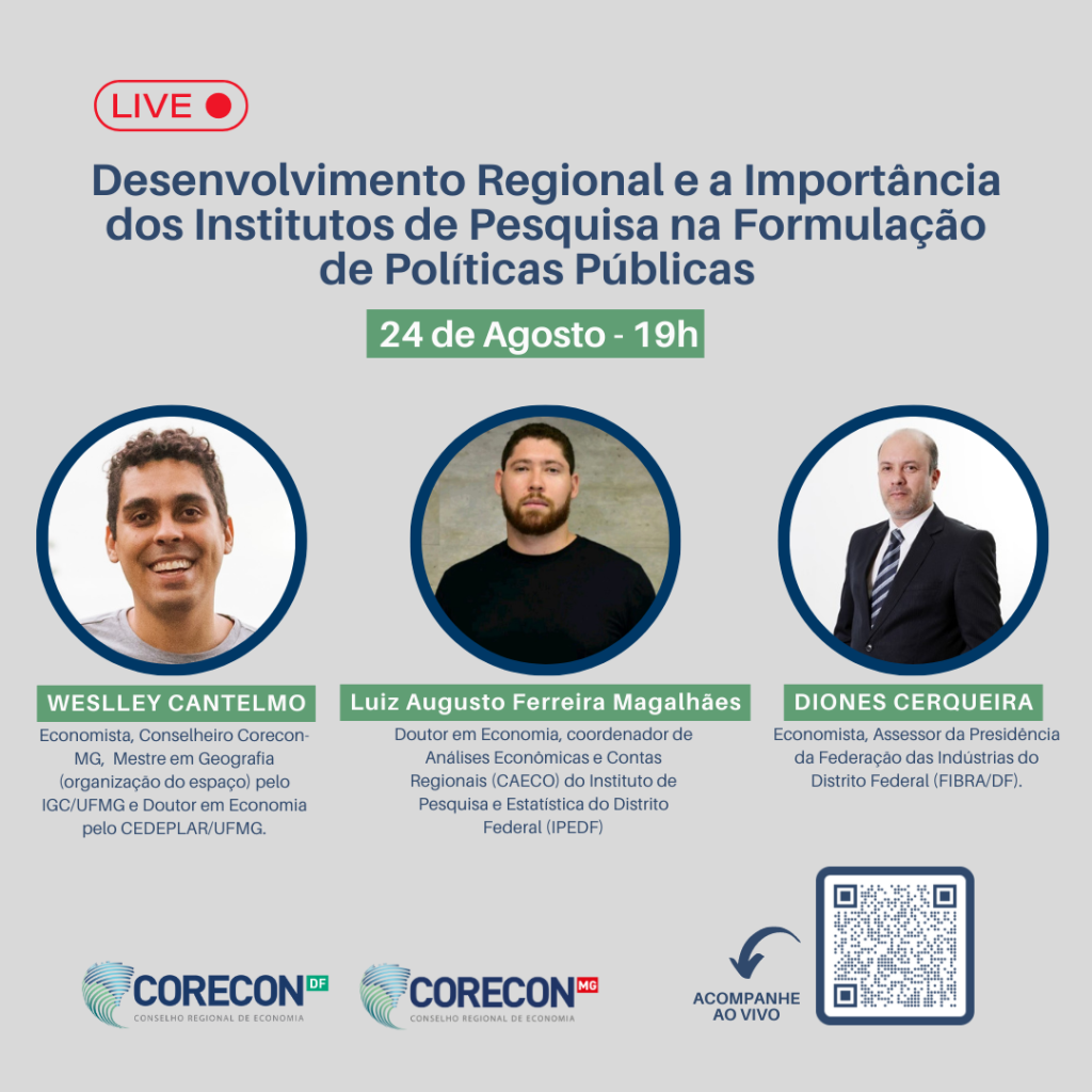 Corecon-DF e Corecon-MG promovem live