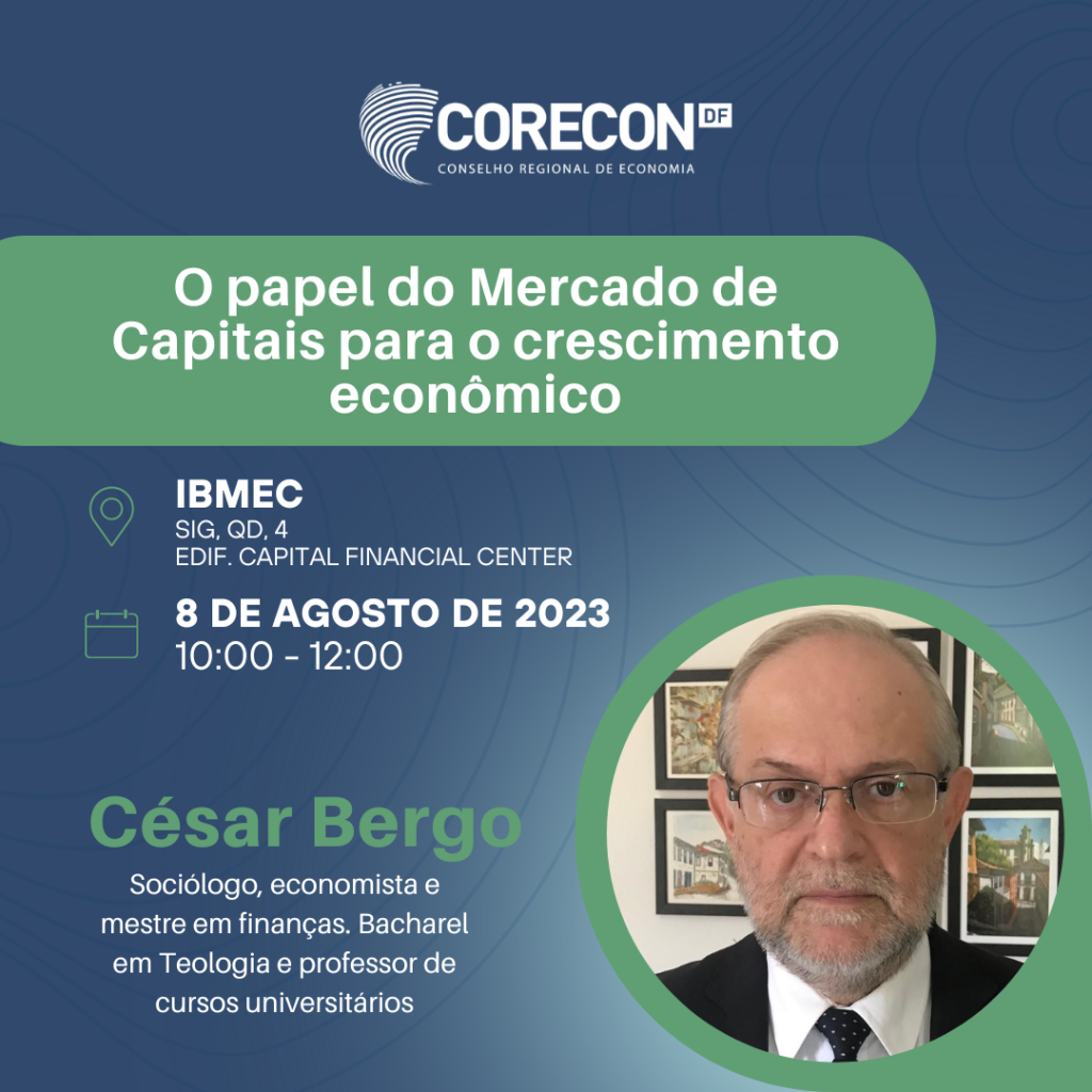 Corecon-DF oferece palestra sobre Mercado de Capitais