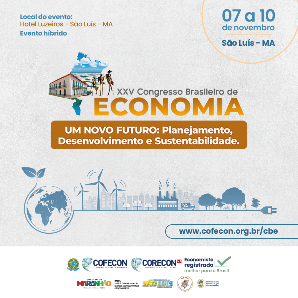 Confira os destaques da programação do XXV Congresso Brasileiro de Economia