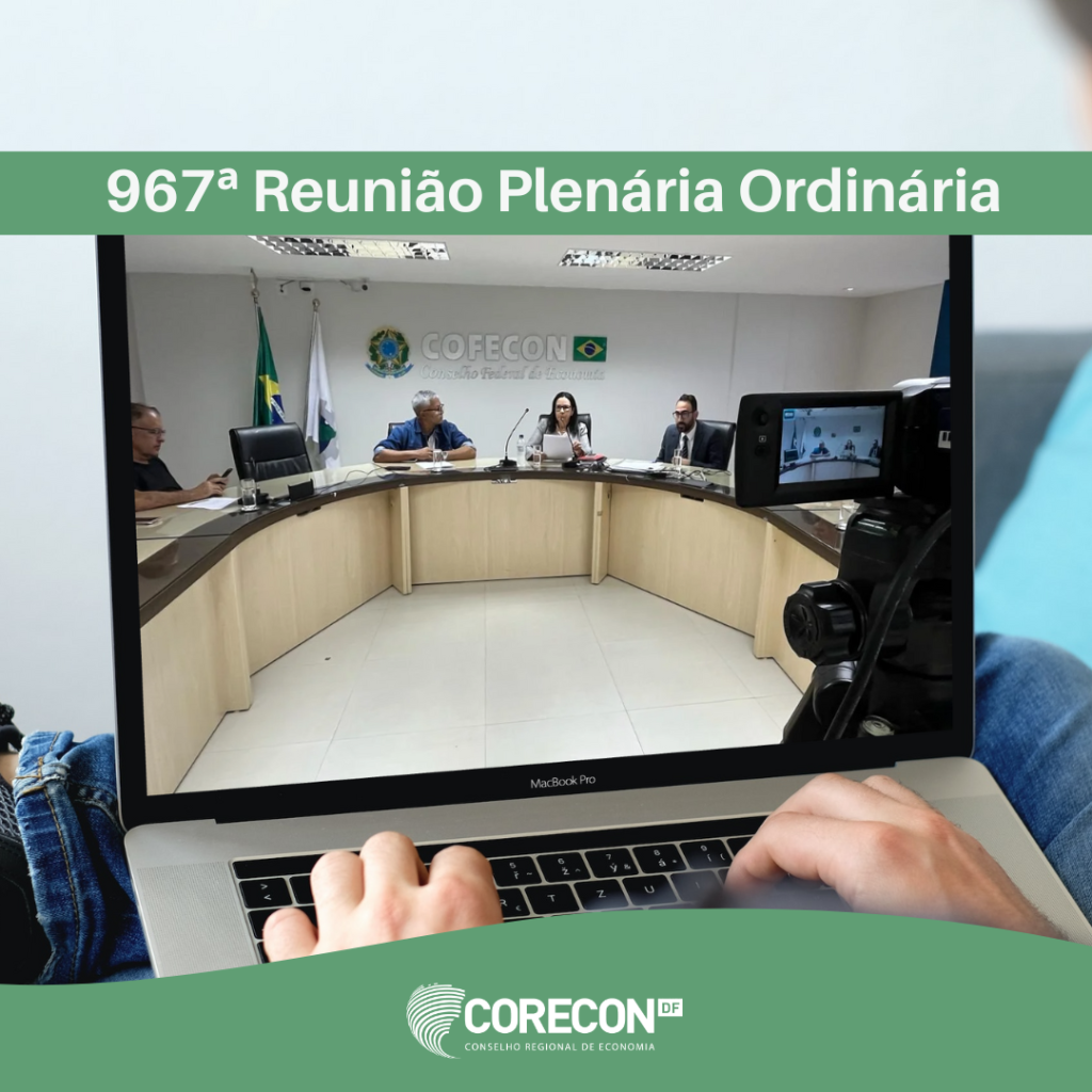 Destaque para a 967ª Reunião Ordinária do Corecon-DF