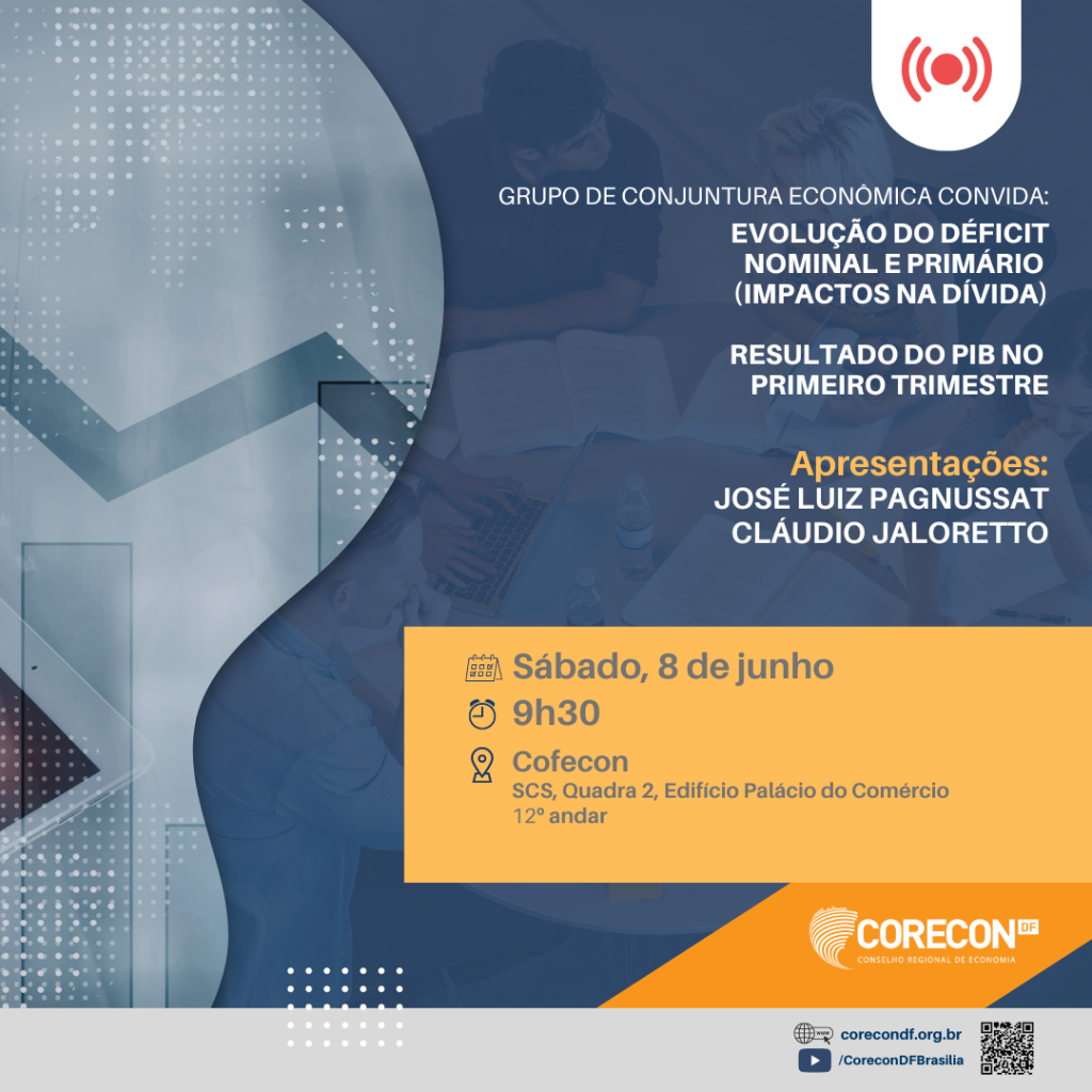 Convite para a Reunião do Grupo de Conjuntura Econômica do CORECON-DF