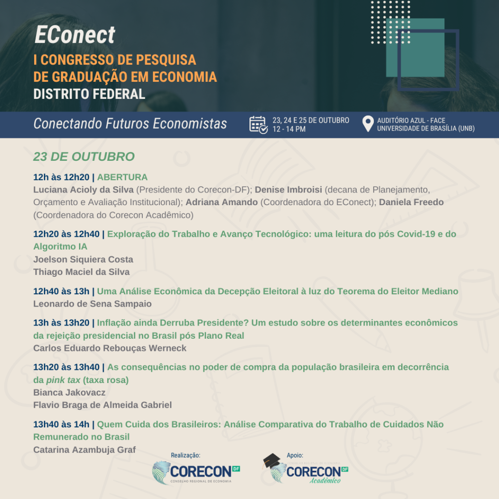 Abertura do EConect 2024: Evento Acadêmico de Economia