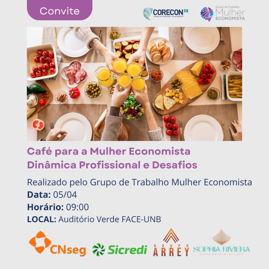 Café para a Mulher Economista - Dinâmica Profissional e Desafios