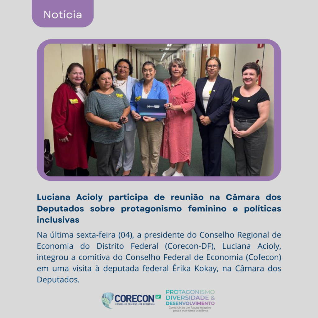 Luciana Acioly participa de reunião na Câmara dos Deputados sobre protagonismo feminino e políticas inclusivas