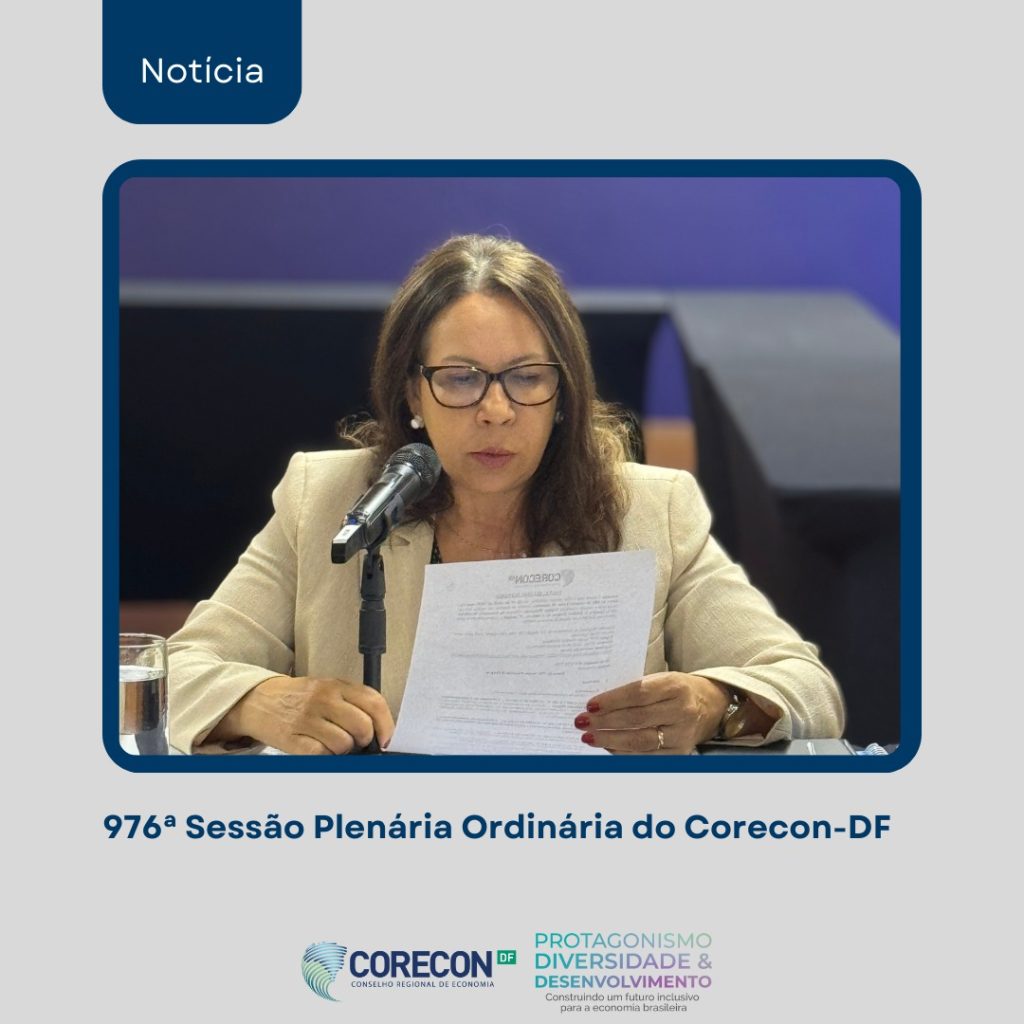 Corecon-DF realiza sua 976ª Sessão Plenária Ordinária