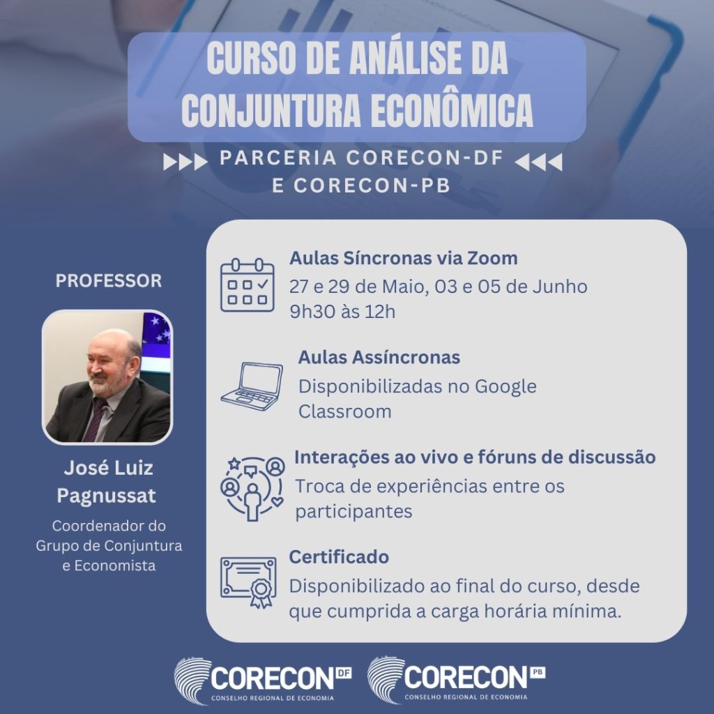 Curso de Análise da Conjuntura Econômica - Parceria Corecon-DF e Corecon-PB