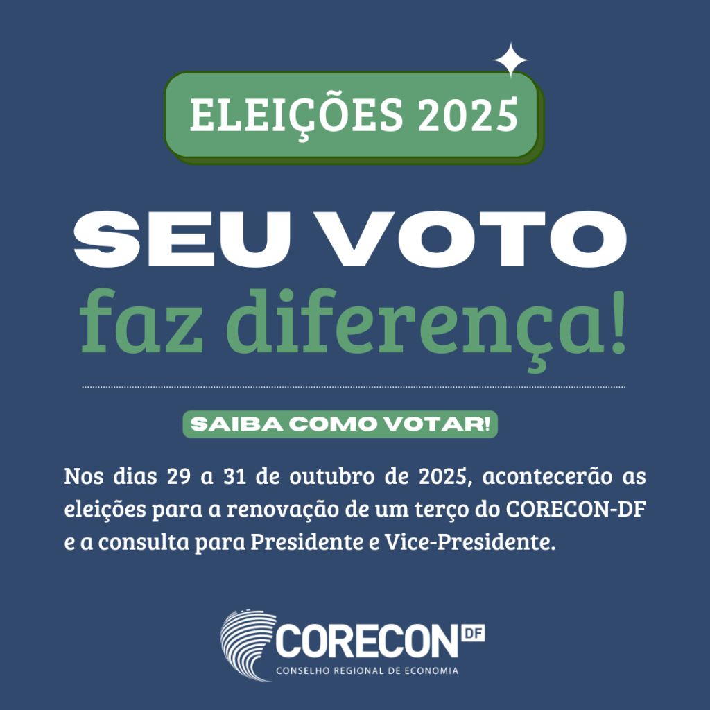 Eleições do Sistema Cofecon/Corecons acontecem de 29 a 31 de outubro