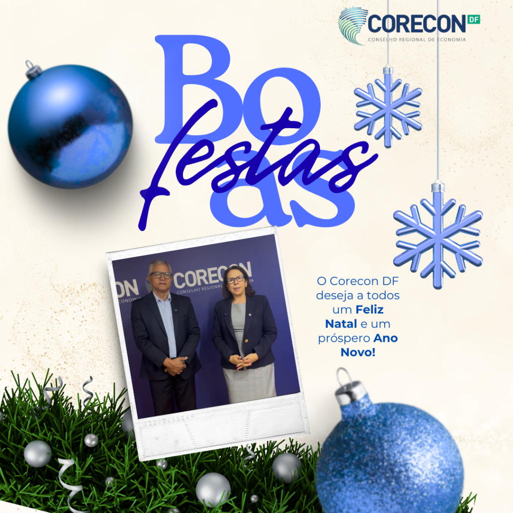 Presidência do Corecon-DF reforça compromisso institucional em mensagem de Boas Festas