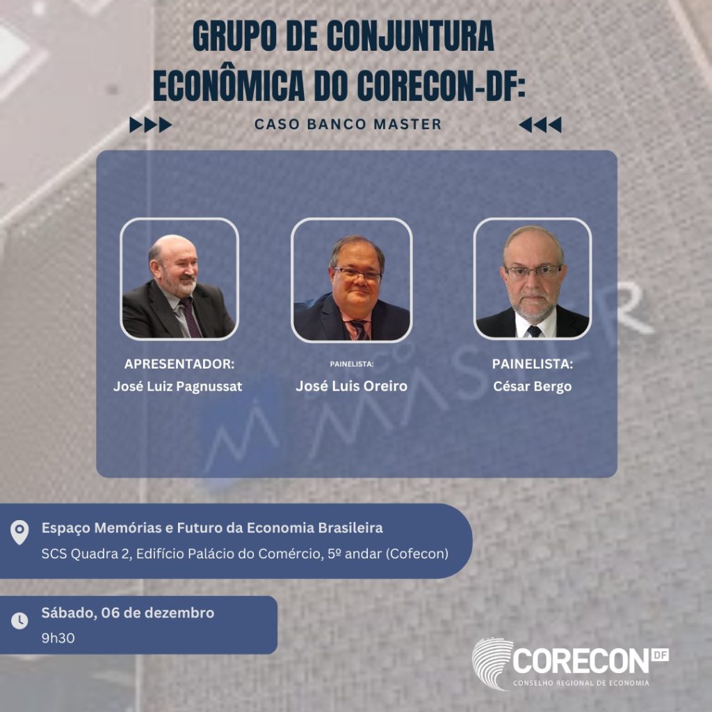 Convite – Reunião do Grupo de Conjuntura Econômica