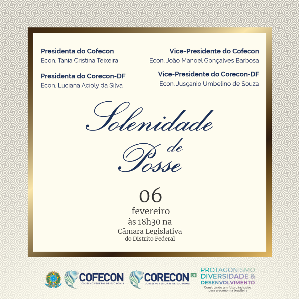Cofecon e Corecon-DF realizam Solenidade de Posse em Brasília