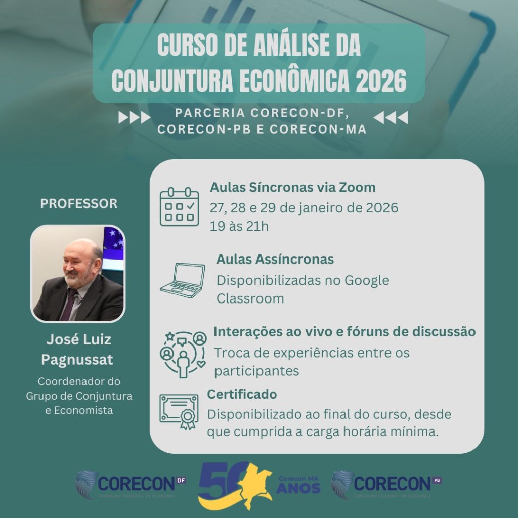 📊 Curso de Análise da Conjuntura Econômica 2026